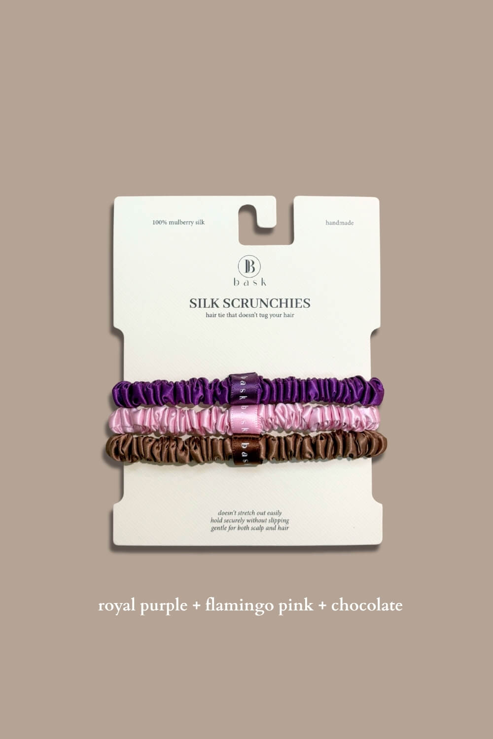 Silk Hair Ties Set of 3
