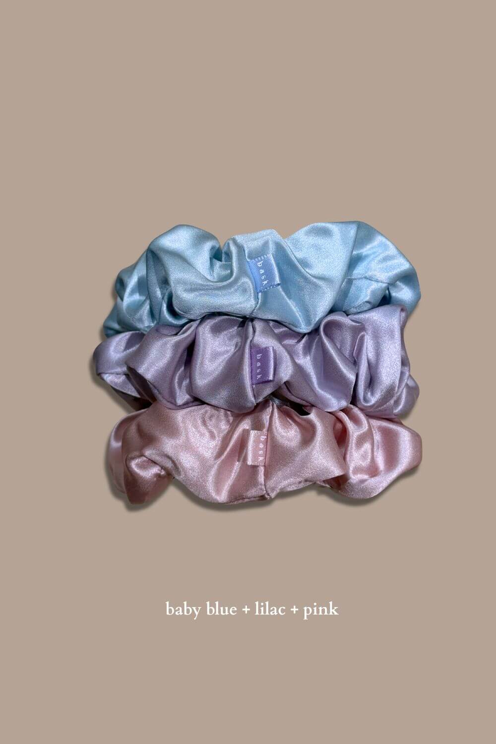 LARGE Silk Scrunchies Set of 3