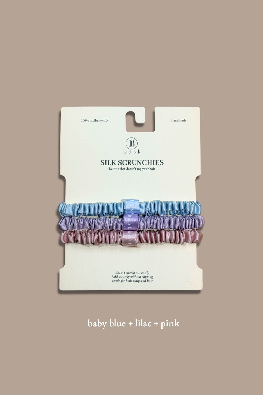 Silk Hair Ties Set of 3