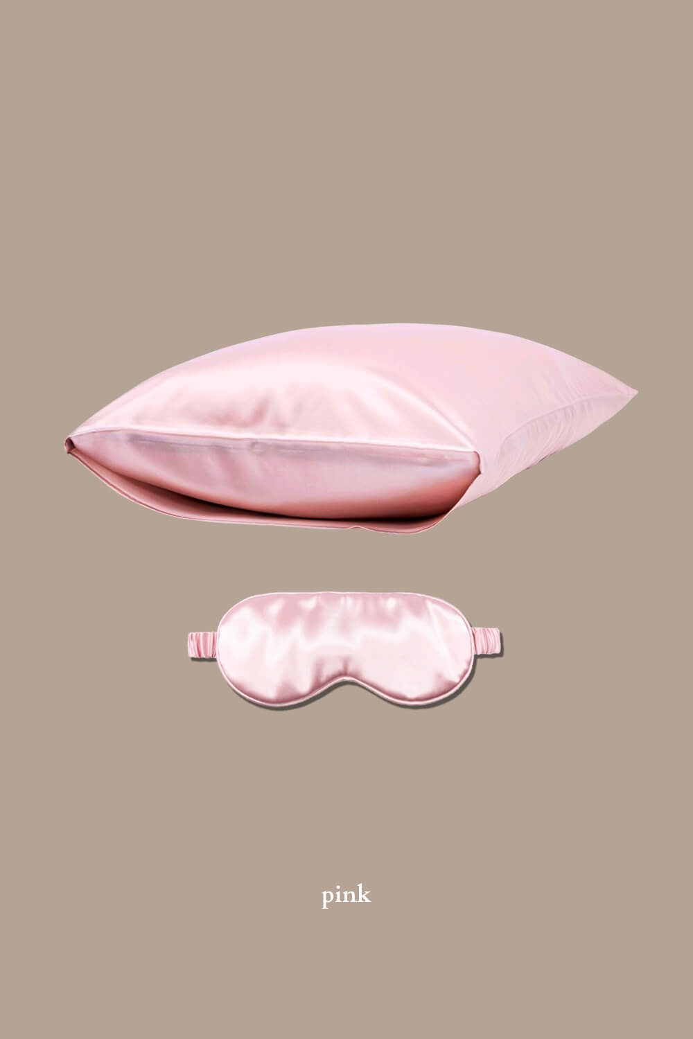 Silk Pillowcase and Silk Eye Mask Gift Set
