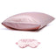 Silk Pillowcase and Silk Eye Mask Gift Set - Pink - BASK™