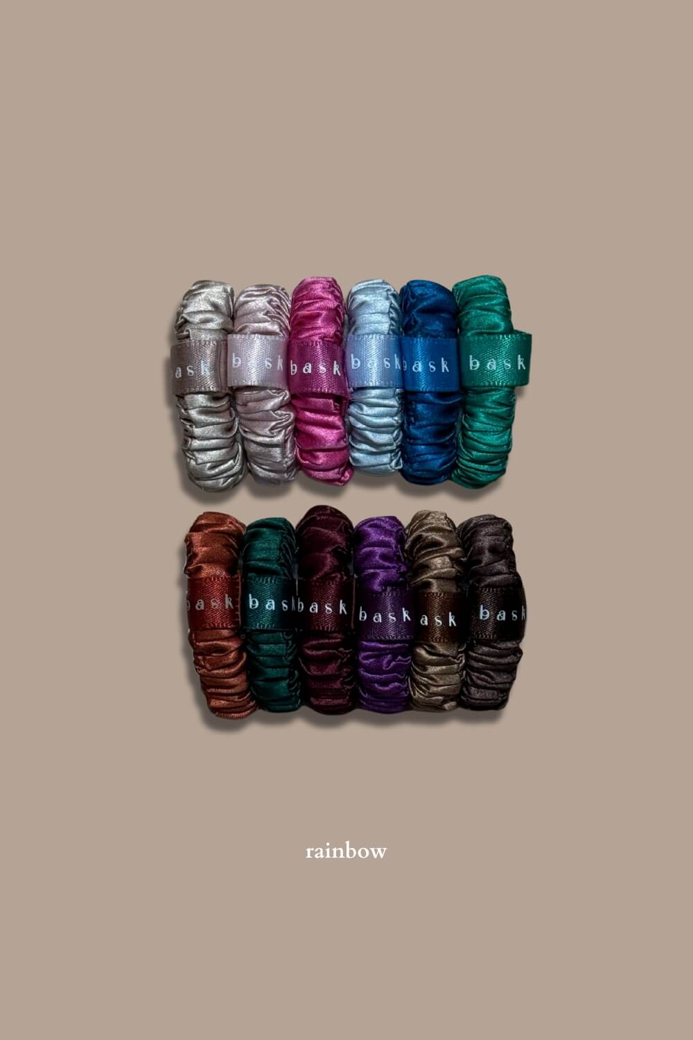 MINI Silk Scrunchies Pack of 12