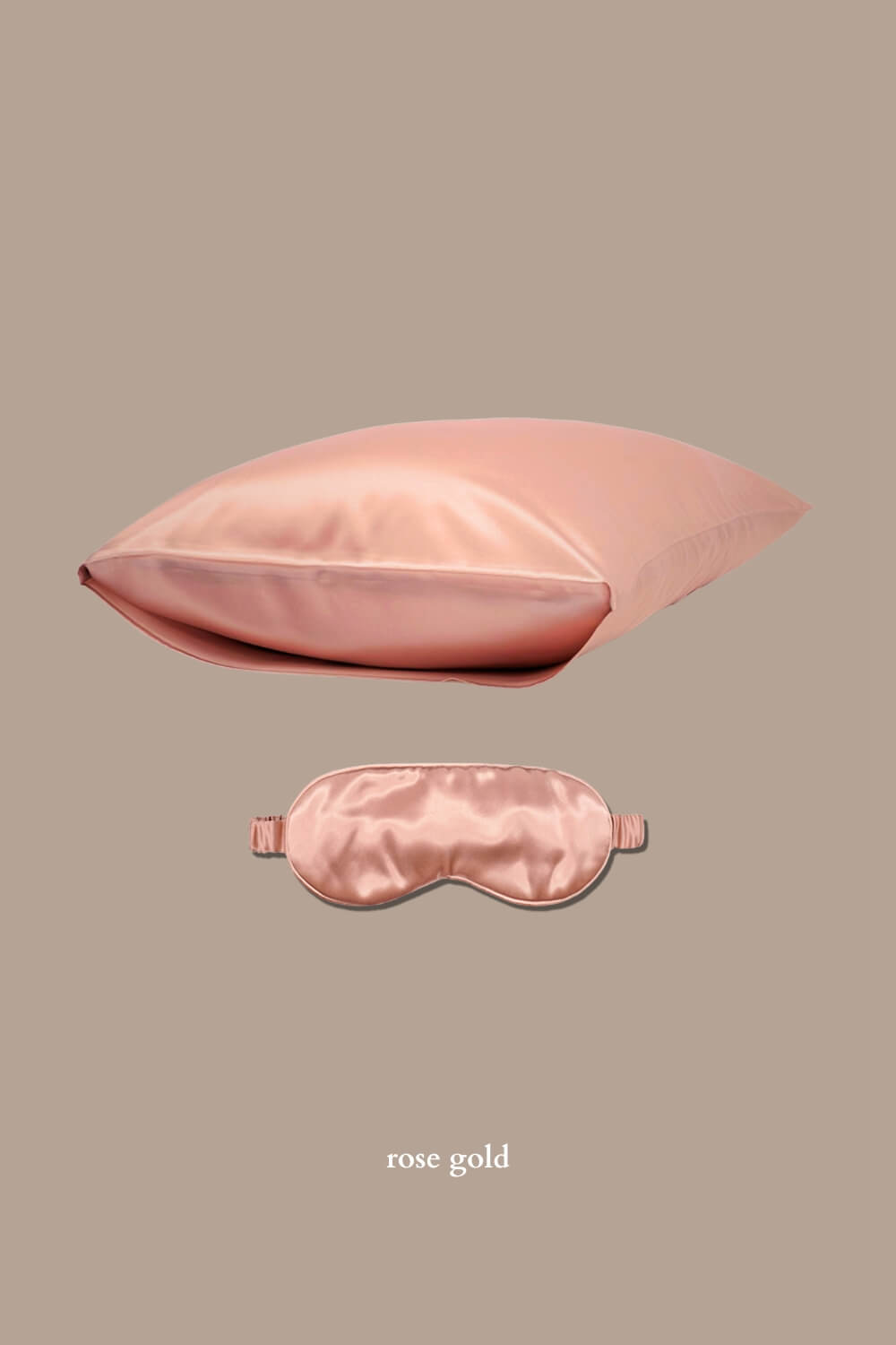 Silk Pillowcase and Silk Eye Mask Gift Set