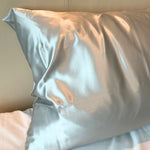 Silk Pillowcase - Silver - BASK™