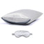 Silk Pillowcase and Silk Eye Mask Gift Set - Silver - BASK™