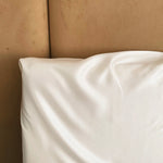 King Size Silk Pillowcase - Pearl White - BASK™