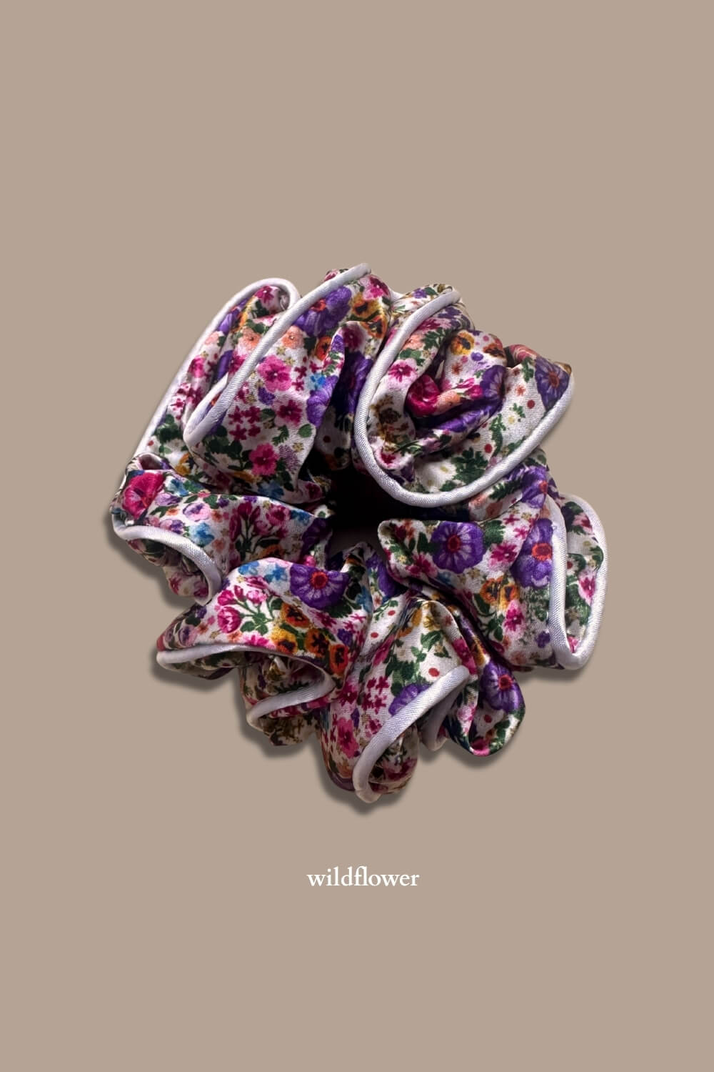 5cm XXL Silk Scrunchies with trimming