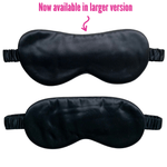 Oversized Silk Sleep Mask - Black - BASK™
