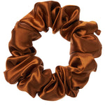 LARGE Silk Scrunchies - Bronze - BASK™