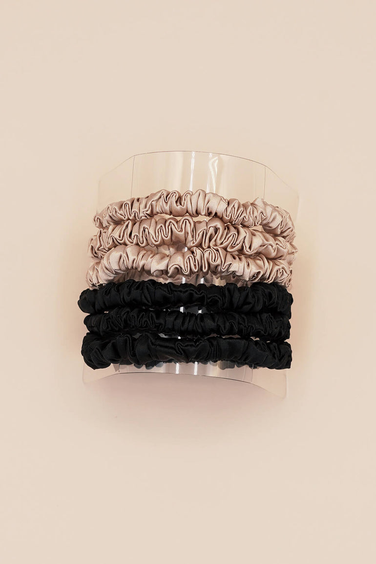 Silk Hair Ties Set of 6- The Most Wanted - BASK ™
