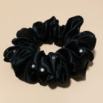 LARGE Silk Scrunchies with Crystals - BASK™