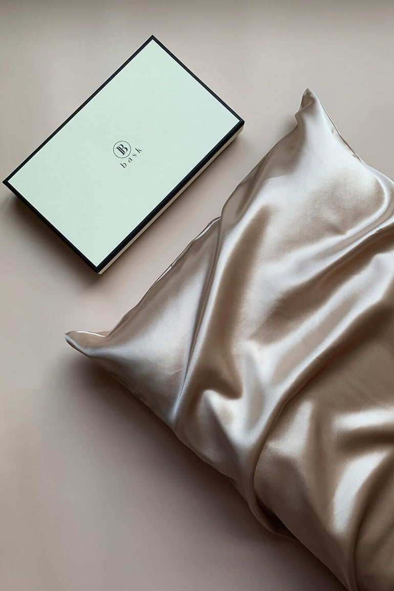 Silk Pillowcase - Champagne - BASK ™
