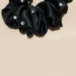 LARGE Silk Scrunchies with Crystals - BASK™