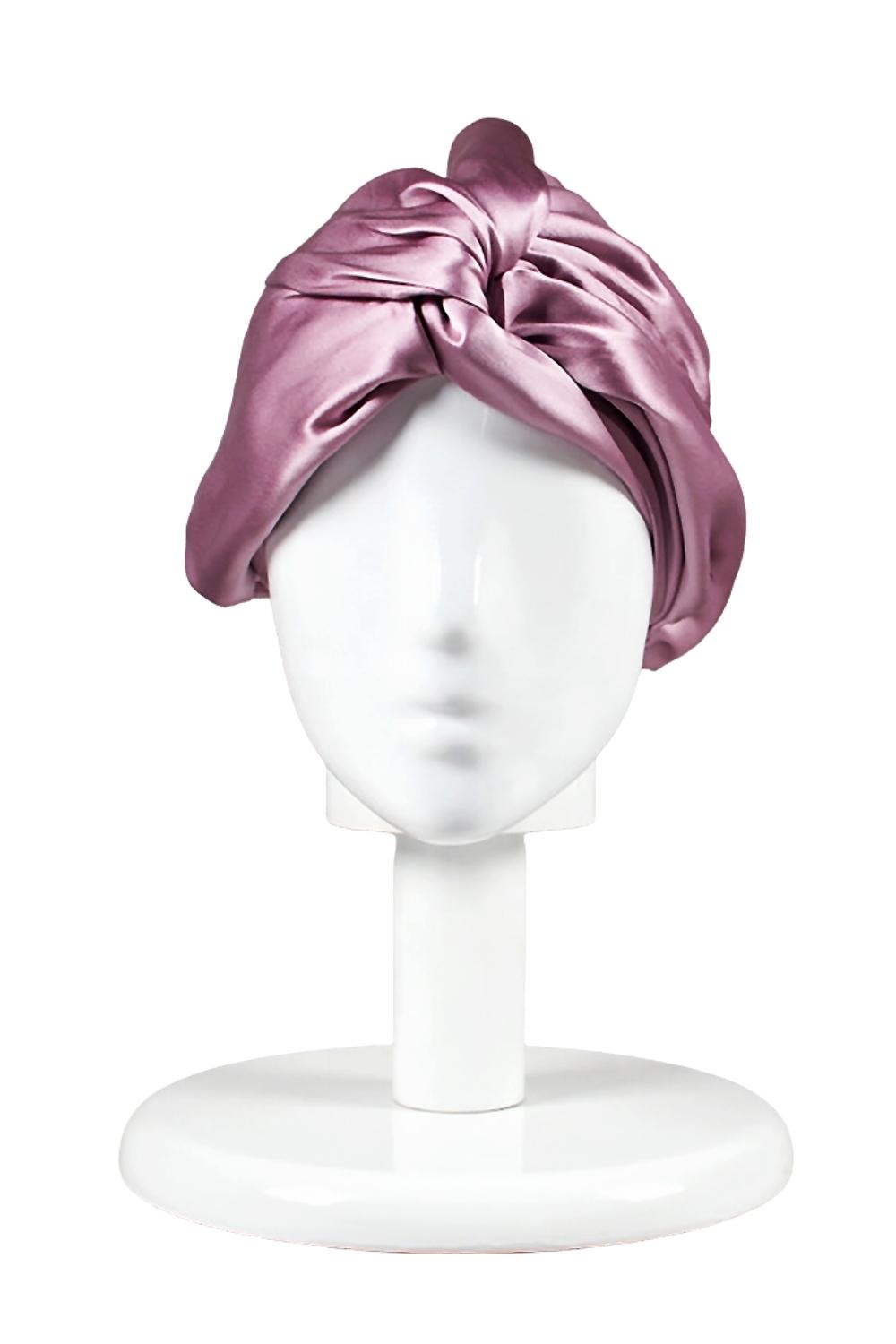 Silk Bonnet | Silk Hair Wrap (Double-Lined) - Lilac - BASK ™