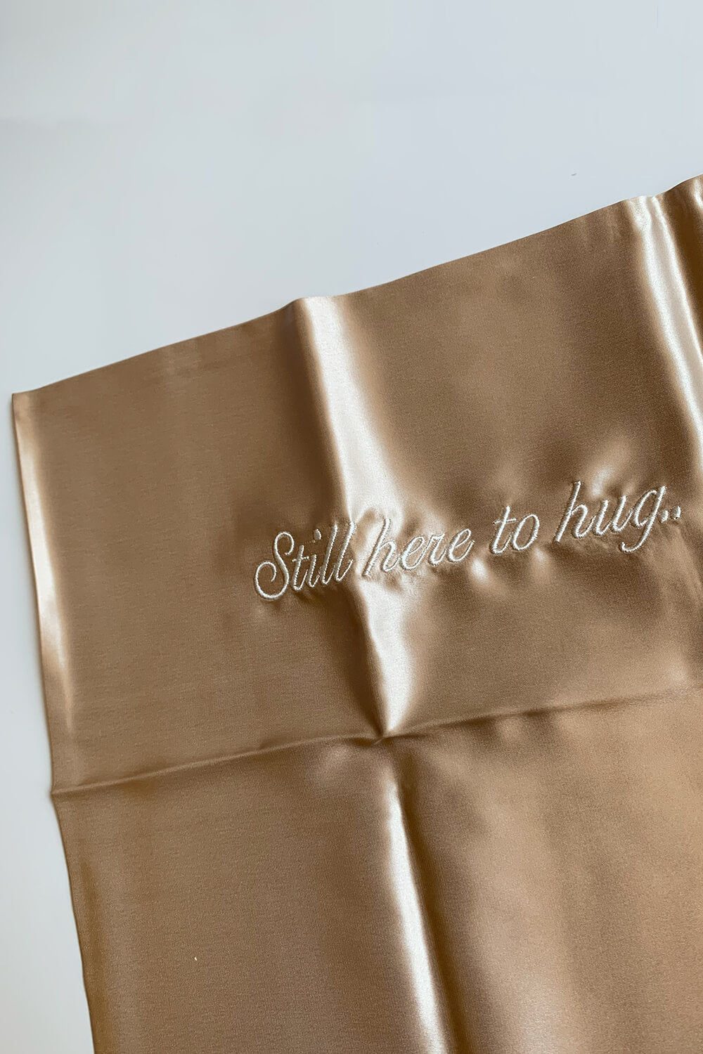 Personalised Silk Pillowcase with an embroidery (Add-On Services) - BASK™