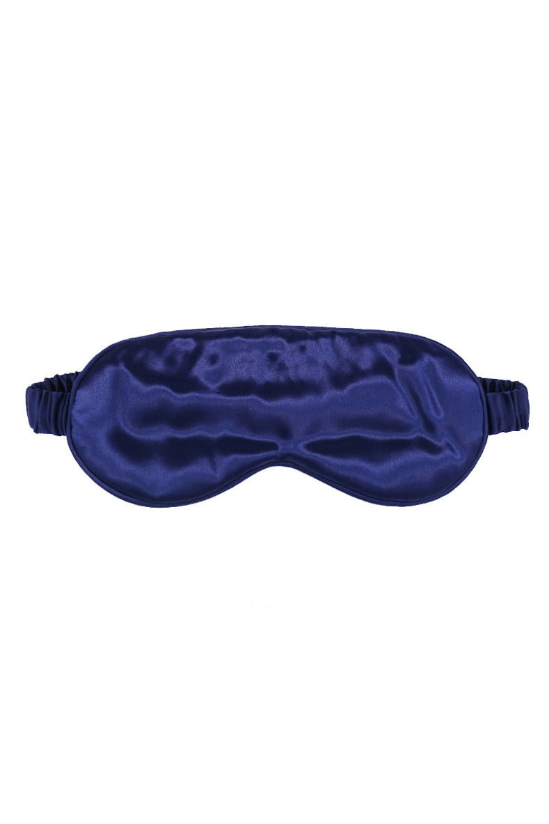 Silk Sleep Mask - Navy Blue - BASK ™