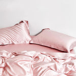 Silk Fitted Sheets - Pink - BASK™