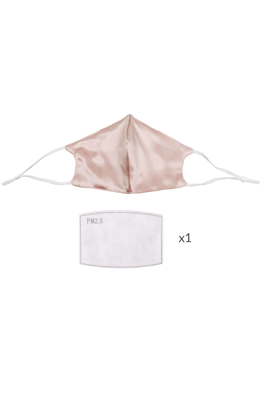 STELLAR Silk Face Mask - Pink (with Nose Wire and Filter Pocket) - BASK ™