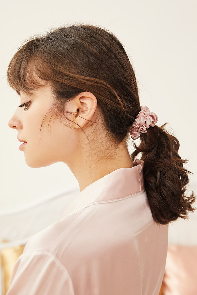 GOOD HAIR Silk Scrunchies - Pink - BASK ™