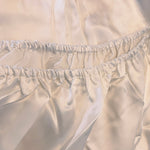 Silk Crib Sheets - Pearl White - BASK™