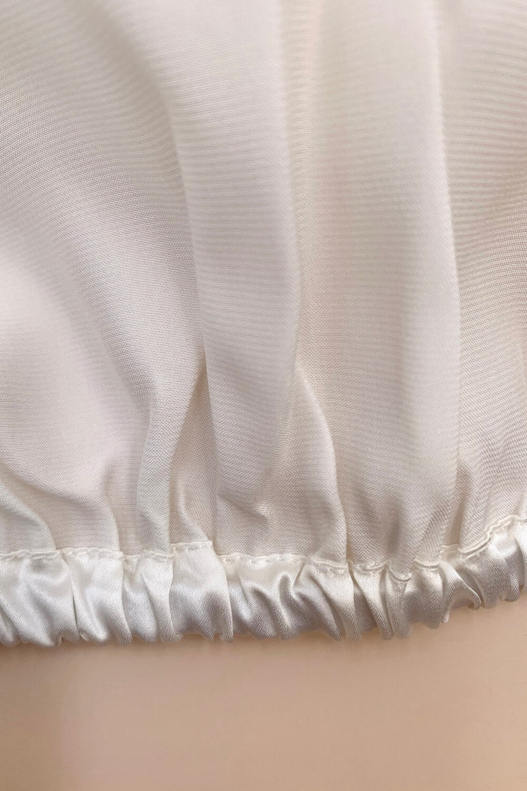 Silk Crib Sheets - Pearl White - BASK ™