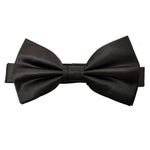 Pre-tied Silk Bow Tie - Black - BASK™
