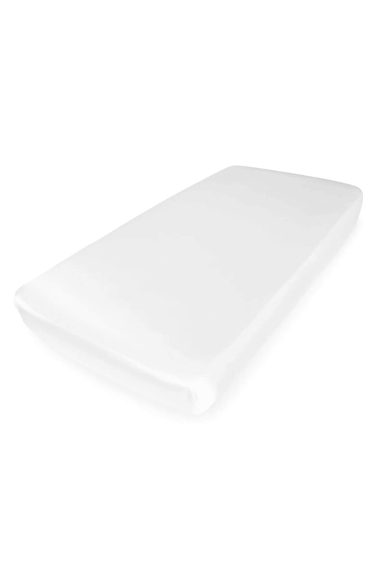 Silk Crib Sheets - Pearl White - BASK ™