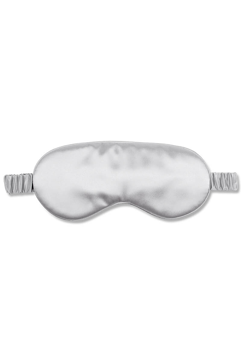 Silk Sleep Mask - Silver - BASK ™