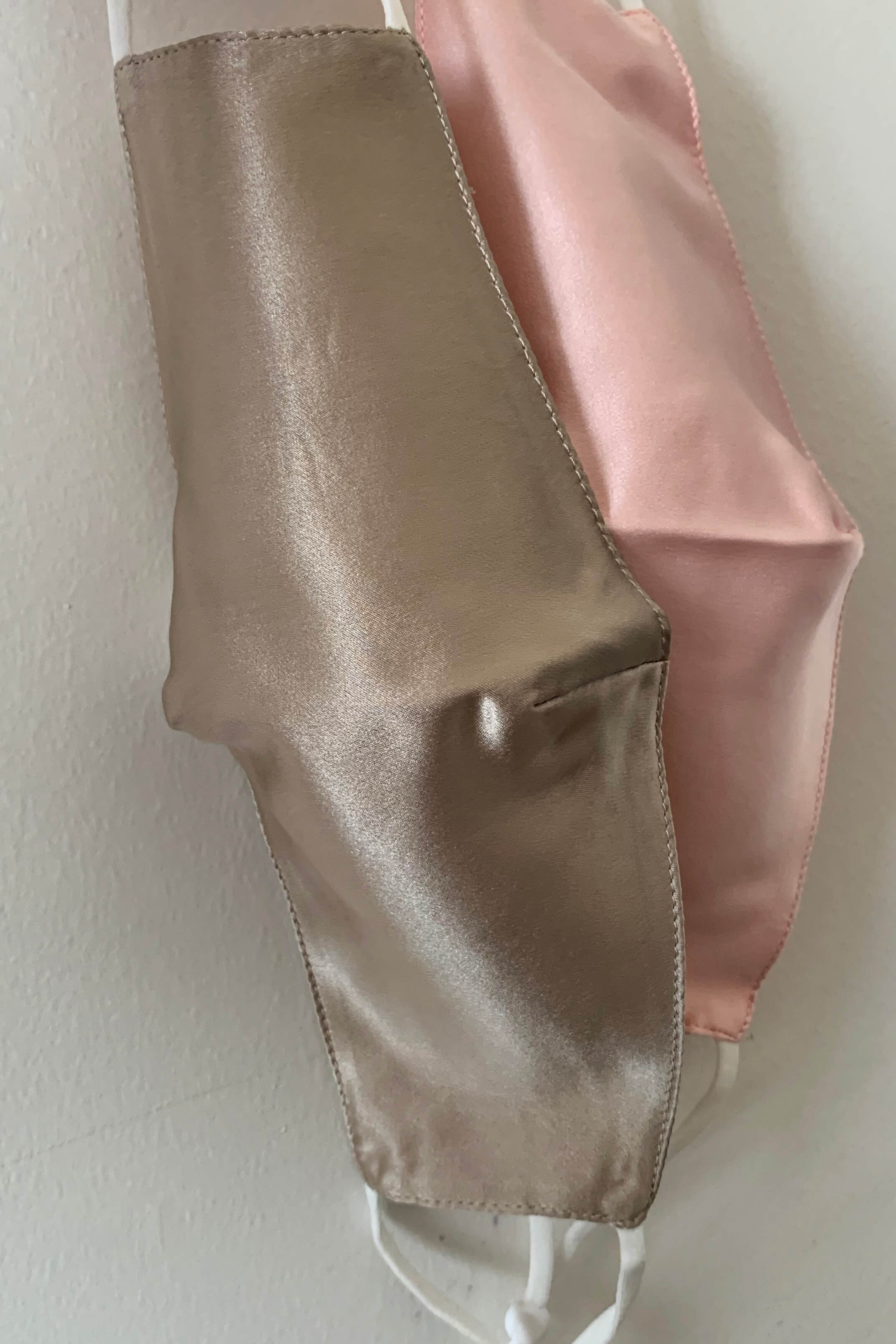 ULTRA Silk Face Covering - Champagne Gold (No filter pocket. No nose wire) - BASK ™