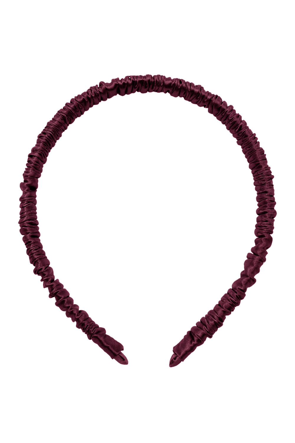 Silk Headband (Thin) - Wine - BASK ™