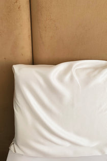 Silk Pillowcase - Pearl White - BASK™
